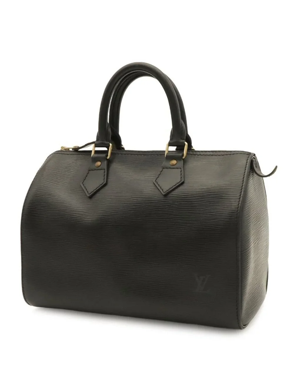 Louis Vuitton Epi Speedy 25 Mini Boston Bag Noir Black Gold